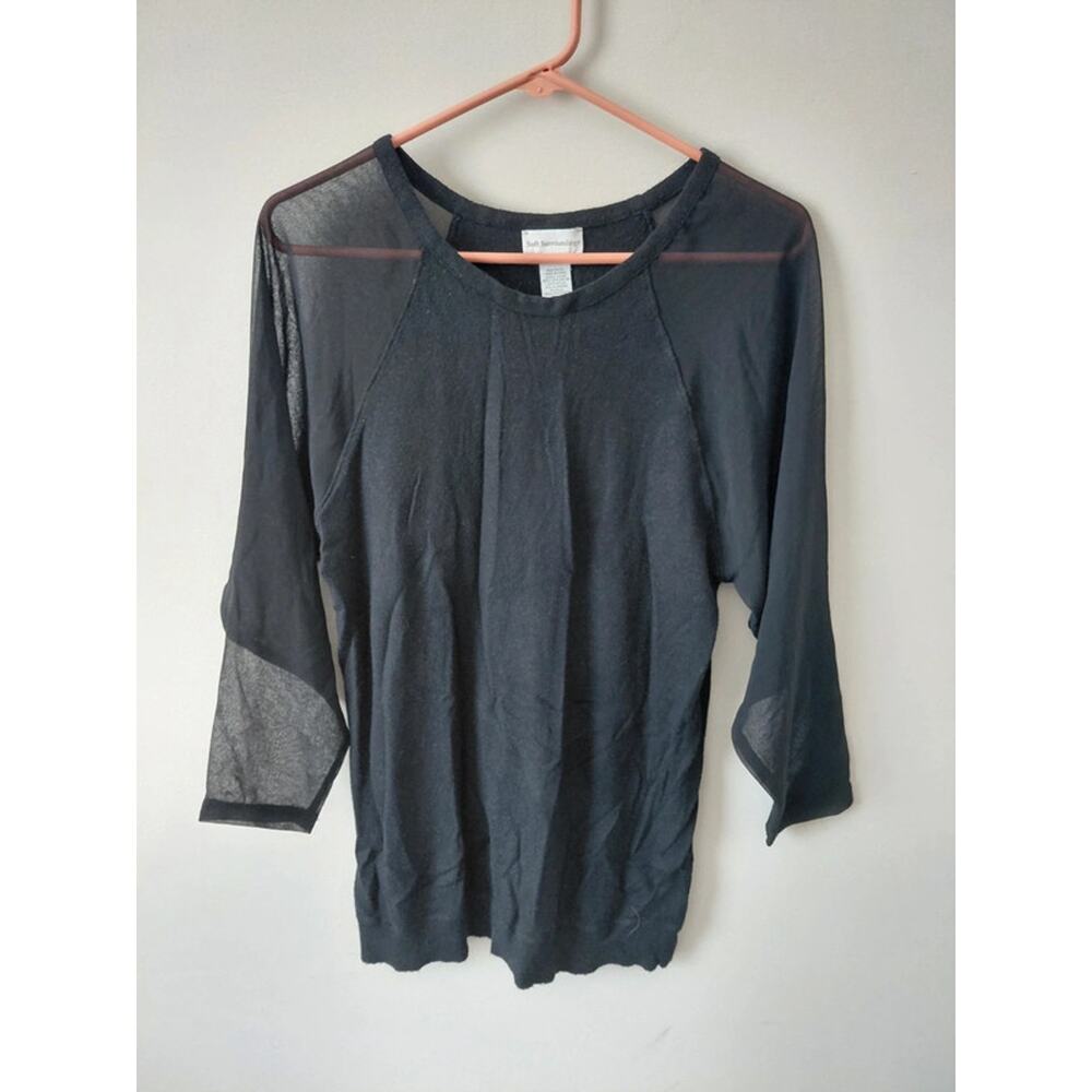 Soft Surroundings Sheer Sleeve Blouse XS